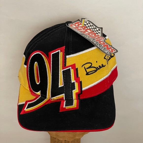 NWT Vintage Bill Elliott 94 Racing Snapback NASCAR Ball Cap McDonalds Large Logo - Picture 8 of 9